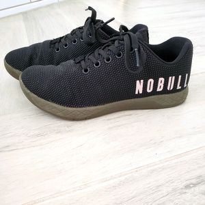EUC NoBull Women's Black Gray Trainers Size 7